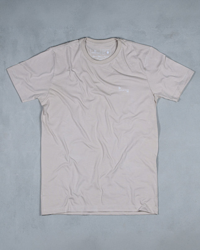 Camiseta Básica Bege